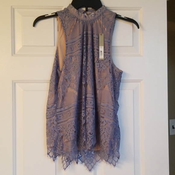 LC Lauren Conrad Tops - 🆕️ NWT Lauren Conrad Lace overlay top